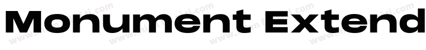 Monument Extended M字体转换
